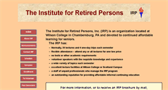 Desktop Screenshot of irp-online.org